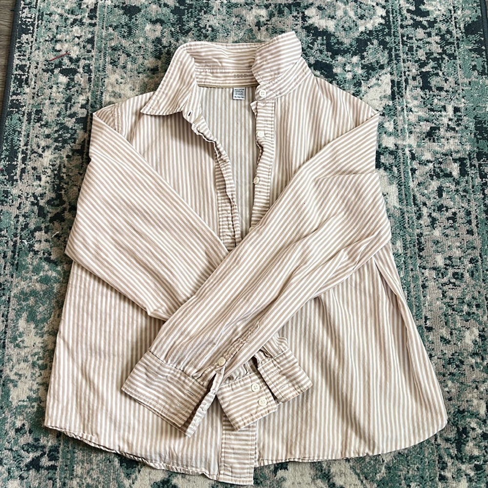 Izod striped button down shirt